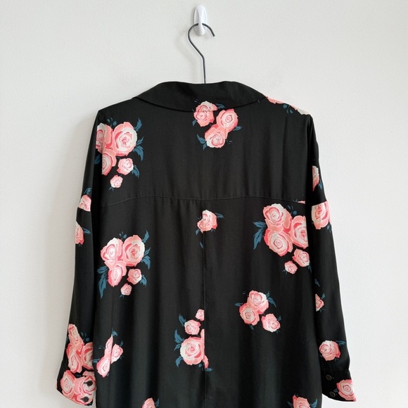 ONE TEASPOON • Quartermaster Kimono Shirtdress in Khaki Floral - Picture 9 of 16